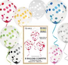 ballons confettis