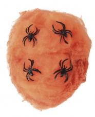 toile araignée orange halloween