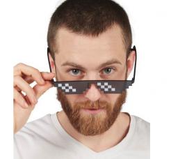 lunettes pixel art