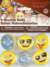 6 balles rebondissantes emoji smiley