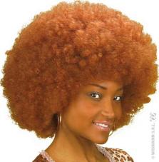 perruque super afro chatain
