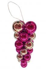 grappe bicolore argent fuchsia