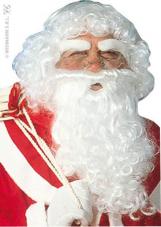 perruque + barbe + sourcils pere noel