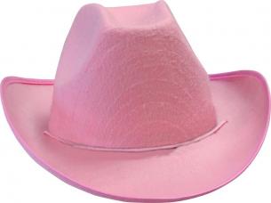 chapeau de cowboy rose