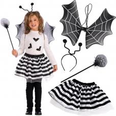 set chauve souris fille Halloween