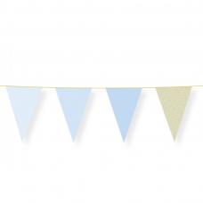 guirlande fanion bleu pastel