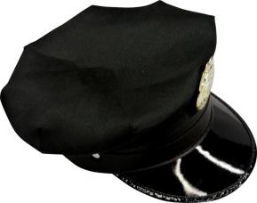 casquette police americaine noir