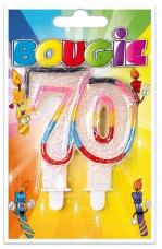 bougie anniversaire 70 ans