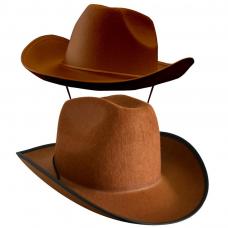 chapeau cowboy adulte marron