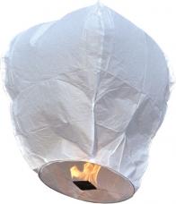 lanterne volante blanche