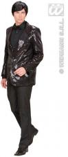 veste noir paillettes