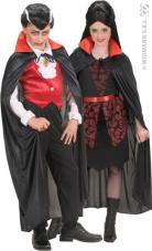 cape satin halloween enfant