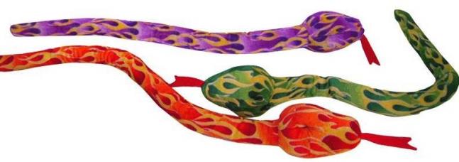 Peluche Serpent Multicolore