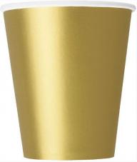 lot de 25 gobelets or en carton