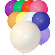 ballons baudruche geants multicolores