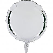 ballon mylar rond argent