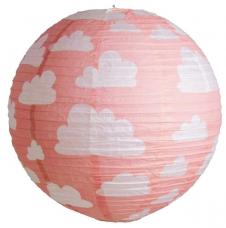 lanterne japonaise rose a nuages