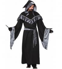 deguisement sorcier robe noire et sa capuche