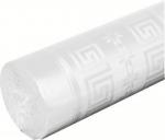 Nappe en papier blanche damassée