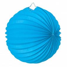 lampion rond bleu glacier