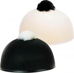 Calot Pierrot Noir Pompon