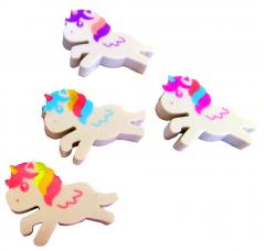 gomme licorne assortis