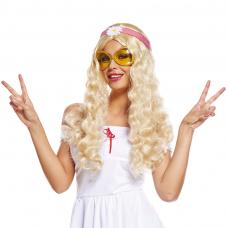 perruque hippie blonde pour femme