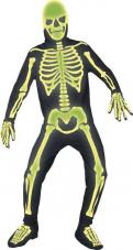 costume squelette phosphorescent