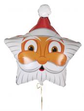 ballon pere noel en forme d etoile