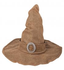 chapeau sorciere toile de jute