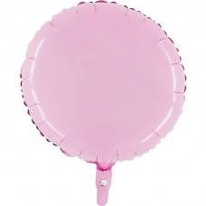 ballon mylar rond rose