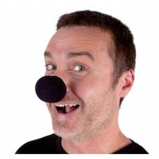 nez de clown en mousse noir