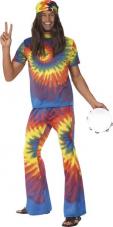 deguisement hippie homme tie dye