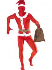 deguisement seconde peau pere noel avec sac
