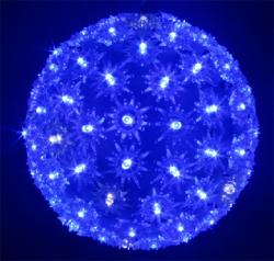 Décoration Boule Lumineuse Bleu
