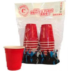 gobelets shooters rouges