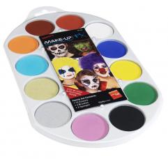 palette peinture corps et visage