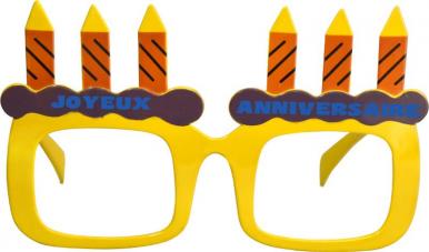 lunettes joyeux anniversaire