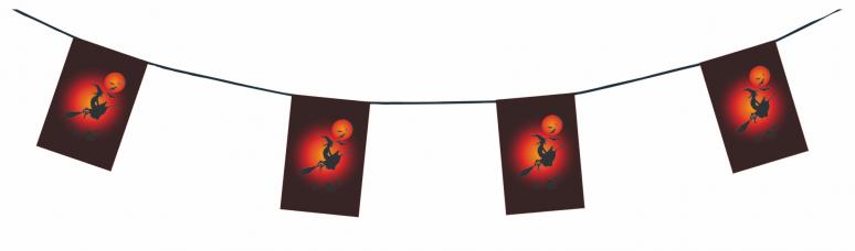 guirlande sorcière en papier ignifugé
