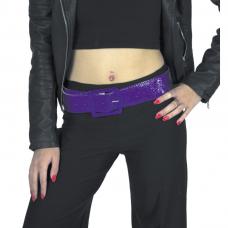 ceinture disco violette