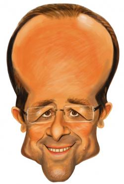 Masque Caricature François Hollande