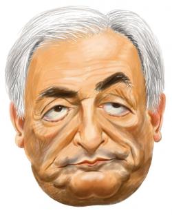 Masque Caricature Dominique Strauss-Kahn