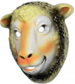 Masque mouton en plastique