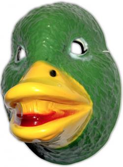 Masque canard en plastique