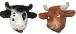 Masque vache en plastique