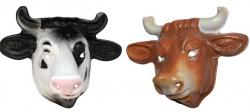 Masque vache en plastique