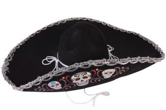 sombrero dia de los muertos