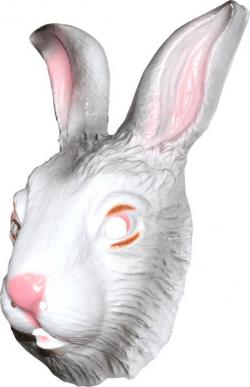 Masque Lapin blanc