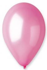ballons metallises de couleur rose bonbon