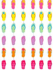 guirlande tongs hawaïennes